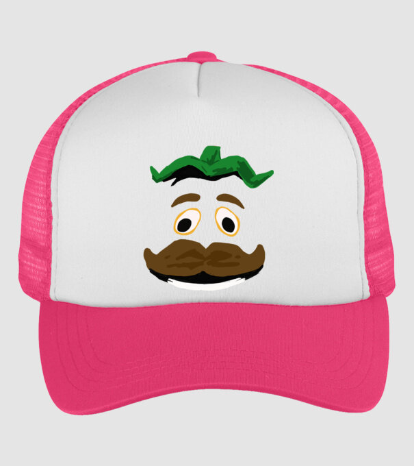  minta neonpink pólón